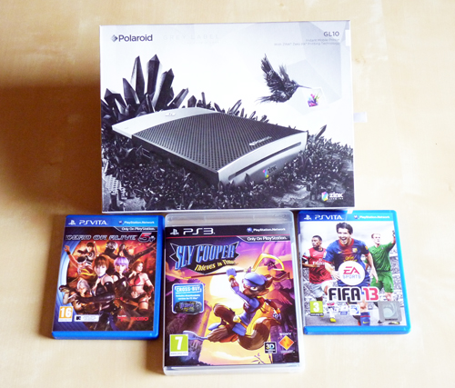 [Arrivage] Polaroid GL10, Sly Cooper, Dead or Alive, Fifa 13 et Bioshock Infinite