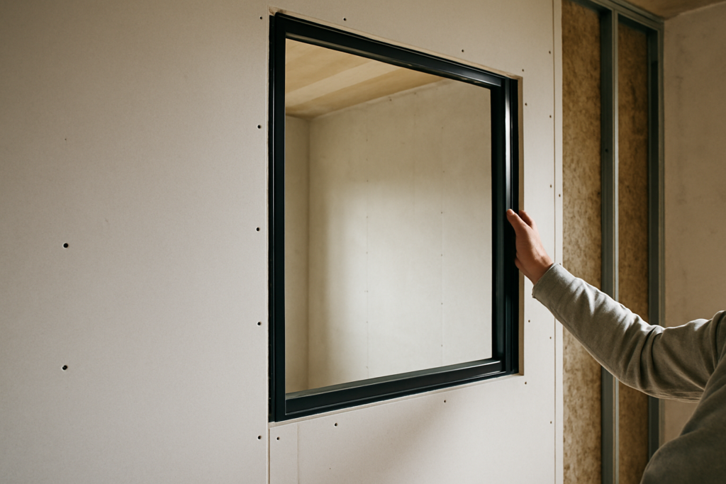 Châssis vitré fixe pour cloison placo : tout ce qu’il faut savoir avant de l’installer