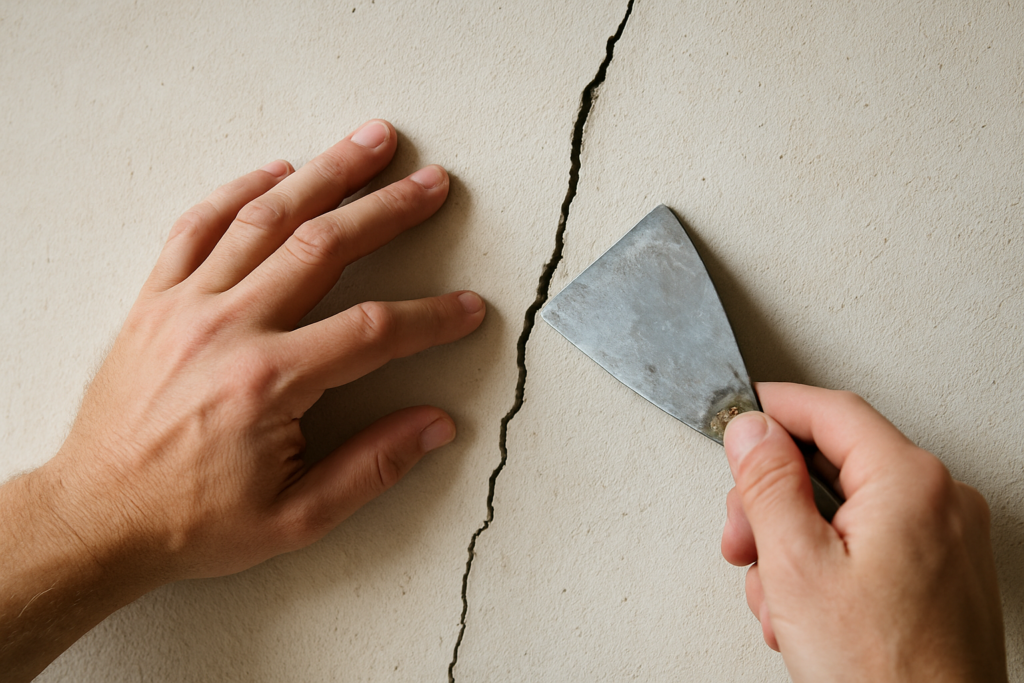 Fissure placo : comment identifier la cause et réparer durablement ?