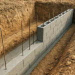 Fondation mur de soutènement 2 m : dimensions, profondeur et règles essentielles